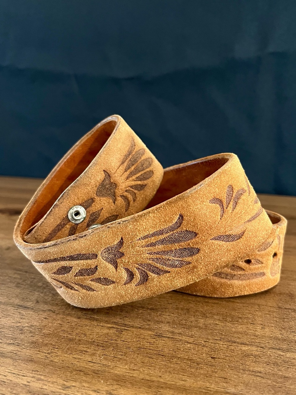 Vintage Suede Belt NO BUCKLE
